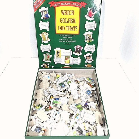 Which Golfer Did That? Quiz Jigsaw Puzzle Poster With Answers Included 252 Piece - Picture 3 of 10